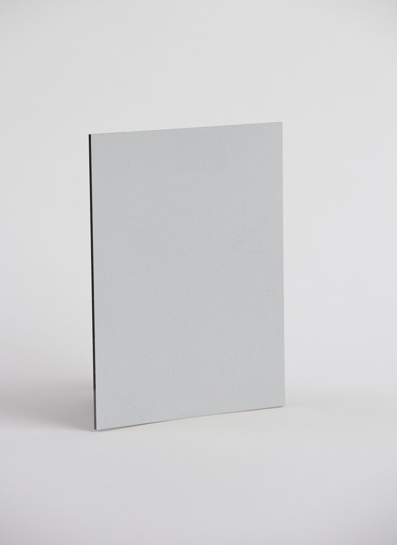 2400 x 1200 x 3mm Laminex Aquapanel in Silver Grey on a white background
