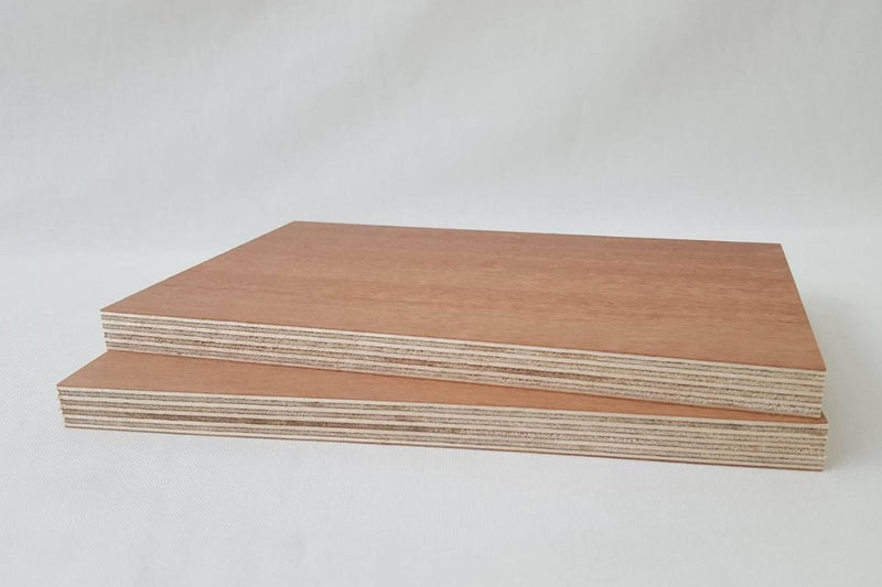 Melbourne architectural plywood supplier, Plyco's Australian 24mm Jarrah Veneer Strataply Plywood sheets for architectural applications