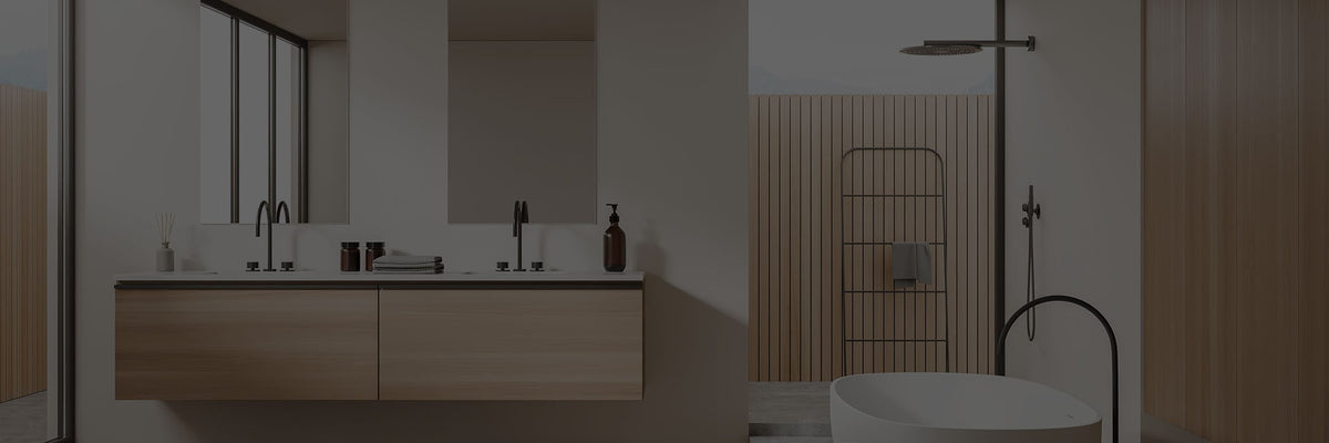 Premium European Birch plywood available to buy online from plywood manufacturer Plyco used in a bathroom project