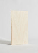 Plyco's European Birch Micropanel laser cutting MDF on a white background