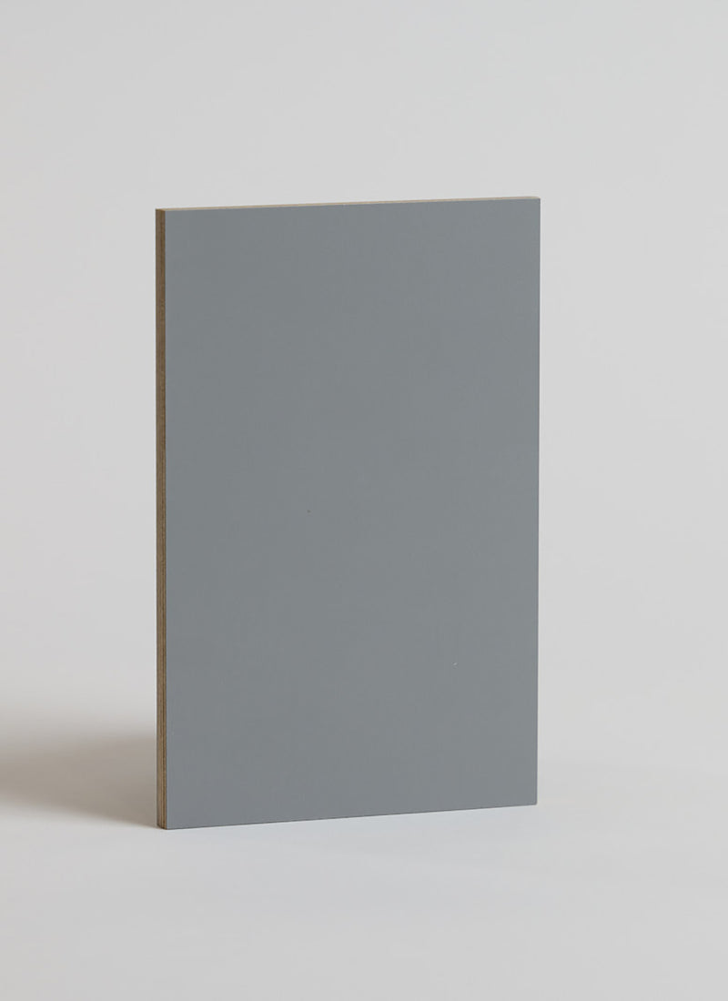 Plyco's 0.6mm Slate Grey Retro Laminate on a white background