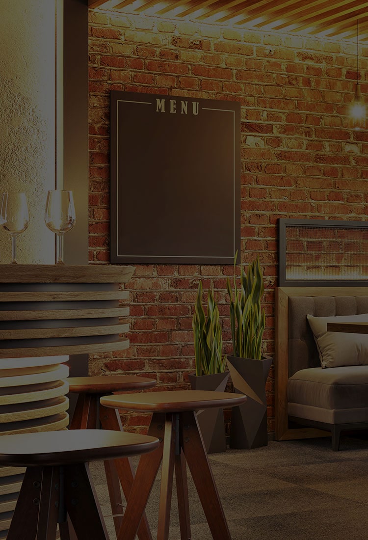 Mobile cover image featuring Plyco's popular timber bench tops used in a commercial restaurant