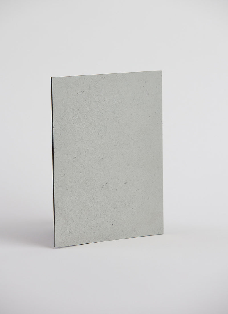 Forest One's 2400 x 1200mm Concrete Matt HPL WallART Wet Area Panel available to buy at Plyco on a white background