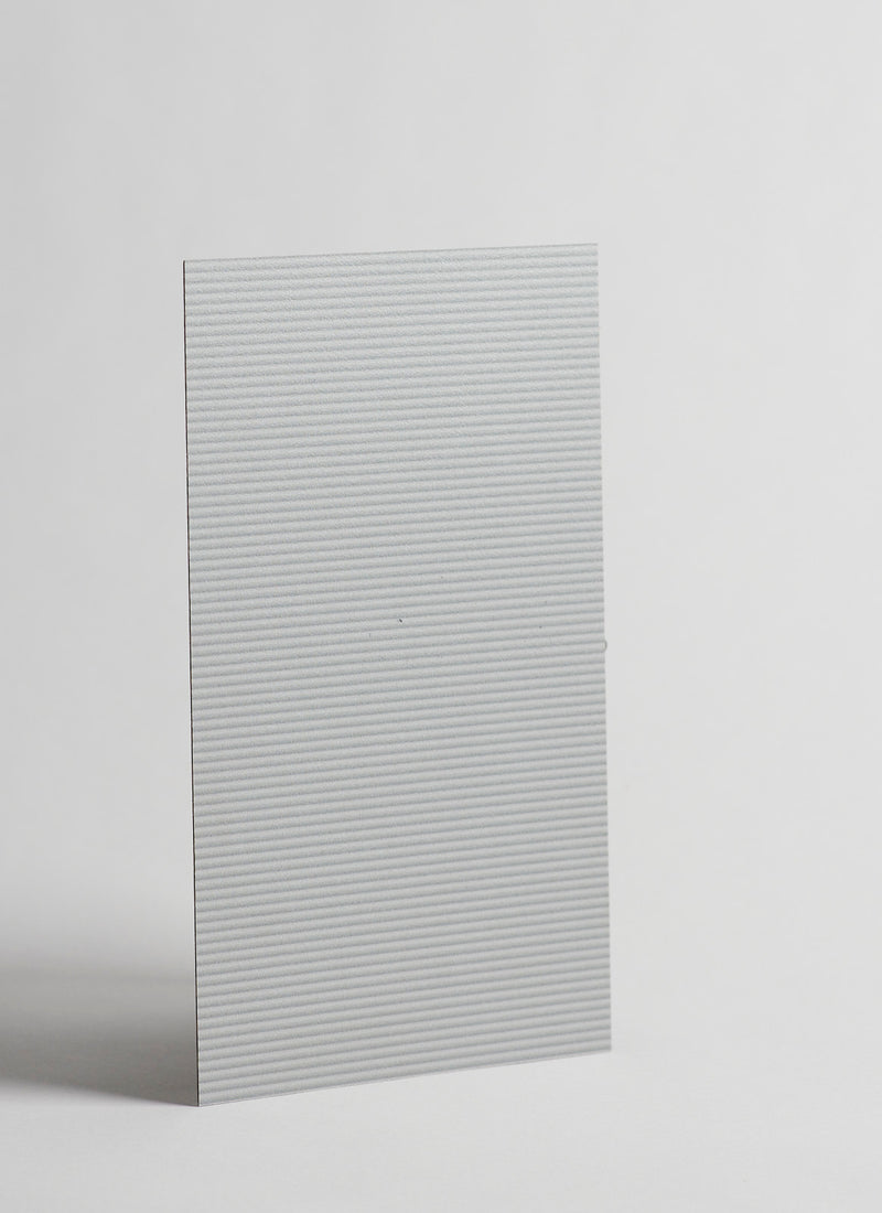 Plyco's 0.8mm Aluwave Retro Laminate on a white background