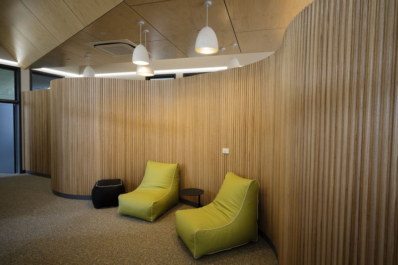 Melbourne Plyco customer Hope Street Refuge uses the local plywood supplier's Hoop Pine Plywood for interior wall lining and ceiling lining