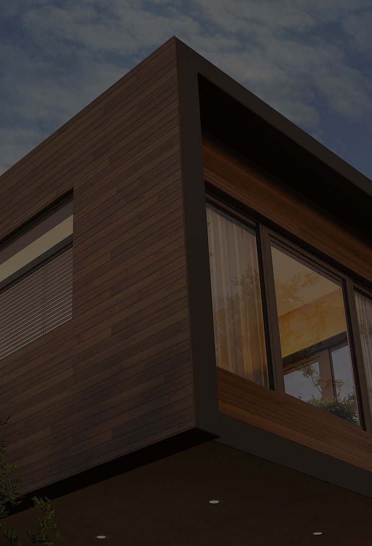 Collection image header of Plyco's construction plywood range, featuring our Shadowclad cladding used for the exterior of a Sydney beachfront property