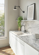 Eggshell Decoply sheets from Melbourne plywood supplier Plyco used for cabinetry, without a white background