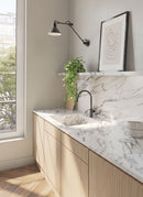 Morella Oak Decoply sheets from Melbourne plywood supplier Plyco used for cabinetry, without a white background