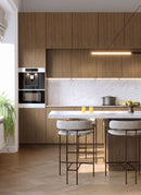 Seville Oak Decoply sheets from Melbourne plywood supplier Plyco used in a kitchen project, without a white background
