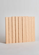 Melbourne plywood supplier Plyco's 3mm Queensland Maple Laserply Pack for laser cutting and engraving on a white background