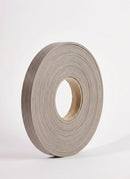 Plyco's 100m x 23mm x 1mm Unglued ABS Vanply Edging in Malaga Elm on a white background