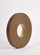 Plyco's 100m x 23mm x 1mm Unglued ABS Vanply Edging in Pamplona Elm on a white background