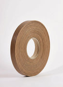 Plyco's 100m x 23mm x 1mm Unglued ABS Vanply Edging in Seville Oak on a white background