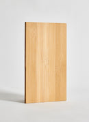 Plyco's 1.5mm wide grain carbonised bamboo panels on a white background