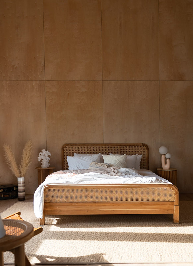 Stunning Australian bedroom project featuring Melbourne plywood supplier Plyco's 12mm Premium European Birch Plywood without a white background