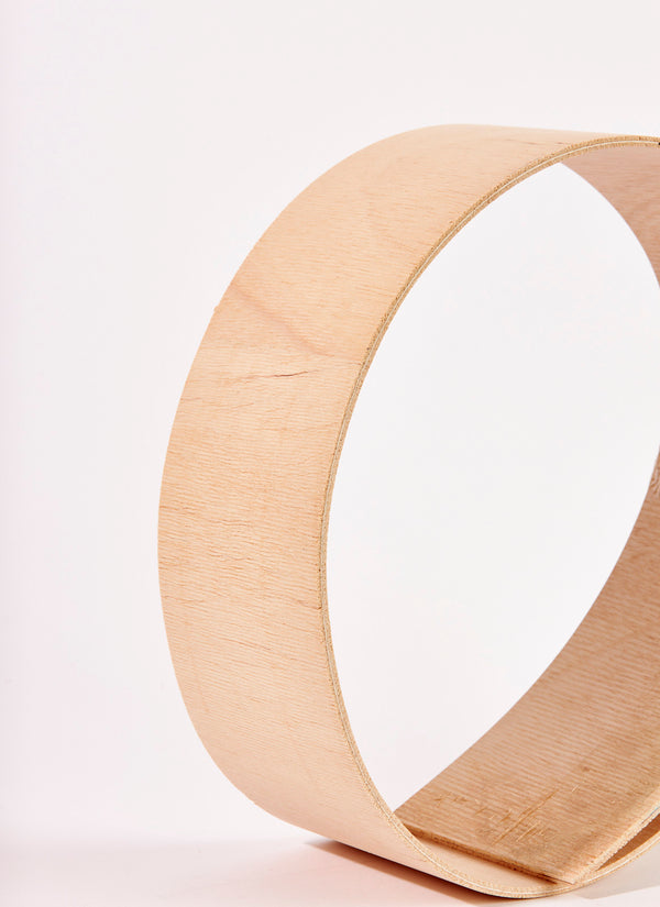 Plyco's 6mm long band Flexiply plywood on a white background