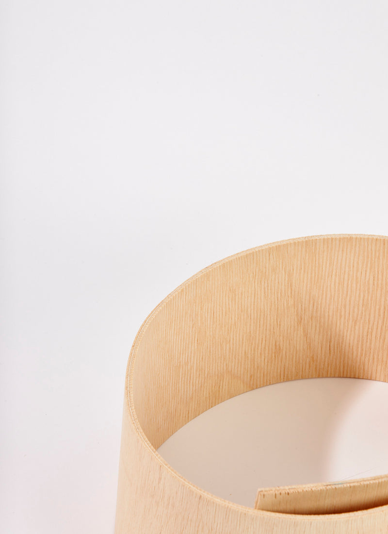 High angle image of Plyco's 6mm long band Flexiply plywood on a white background
