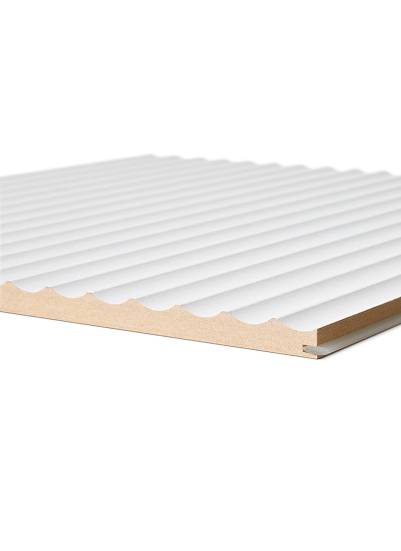 Laminex Surround sheet in Scallop 22.5 (Standard) on a white background, available to buy online from plywood supplier Plyco.
