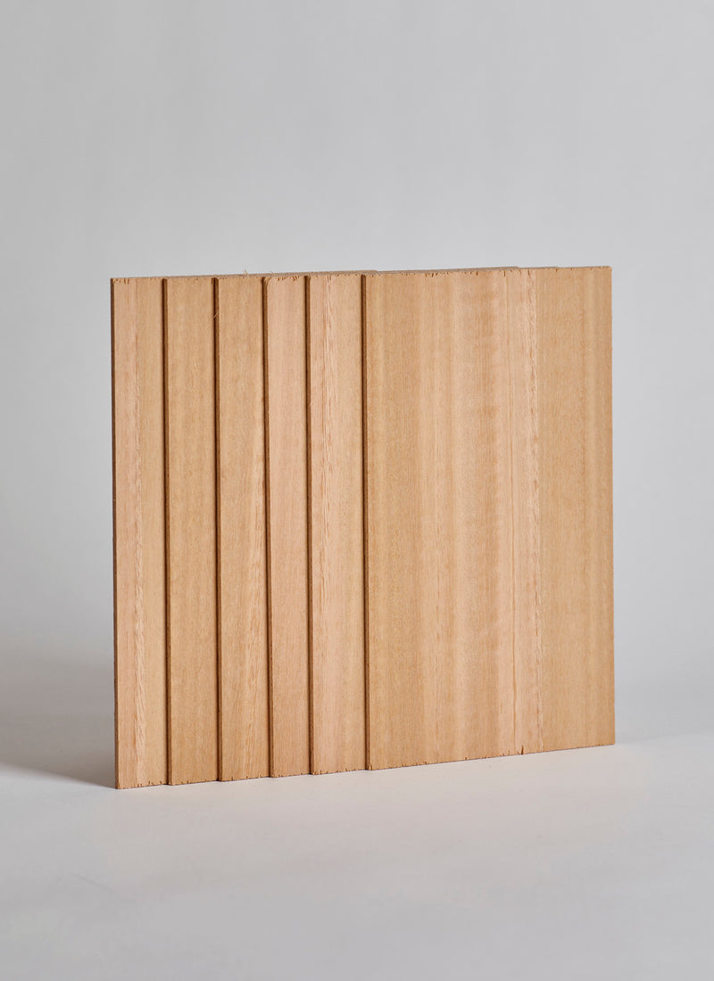 Plyco's 2.5mm Eucalypt Laserply Craft Pack, containing six sheets, on a white background