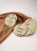 Another laser cutting/engraving project on a white background using 3mm Radiata Laserply from Melbourne plywood supplier Plyco