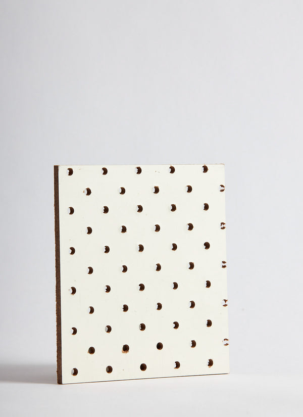 Plyco's 4.8mm Pegboard on a white background
