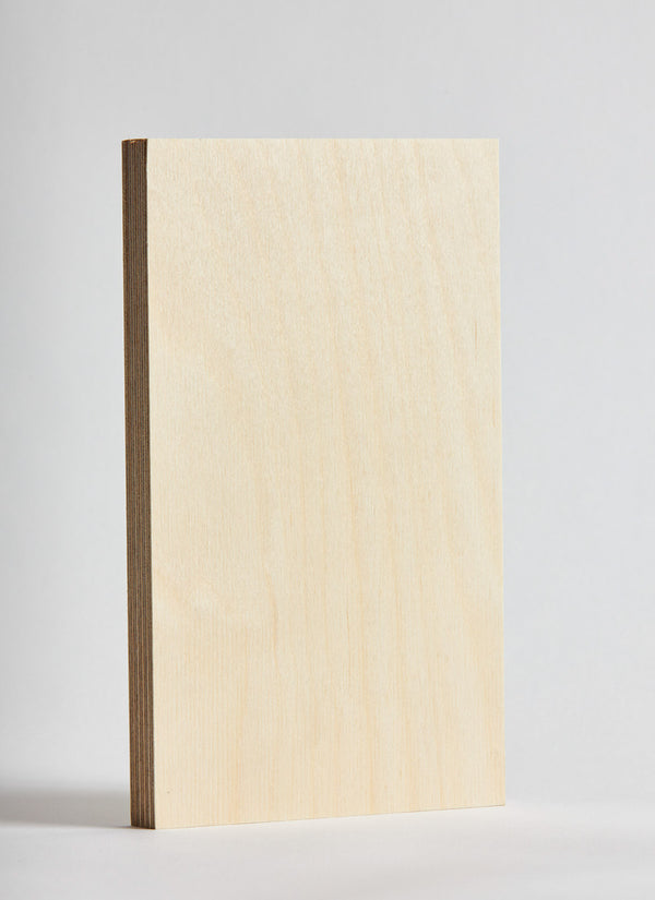 Plyco's famous Premium European Birch 18mm Plywood sheet on a white background