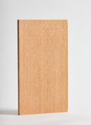 Plyco's Silky Oak on Birch Plywood Quadro panel, featured on a white background