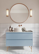 Laminex 0.8mm Murchison Retro Laminate available at Plyco, used for commercial bathroom cabinetry and joinery on a white background