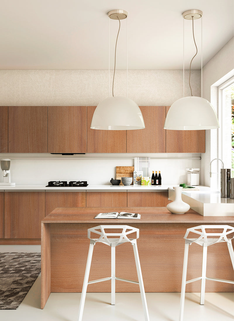 Melbourne plywood supplier Plyco's 3mm Australian Myrtle Veneered MDF in a kitchen renovation without a white background