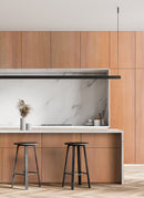 Another render showing Melbourne plywood supplier Plyco's 3mm Australian Myrtle Veneered MDF in a kitchen renovation without a white background